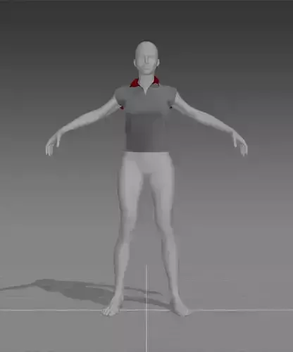 Clothes for Marvelous Designer Muscle Shirt Sport Woman