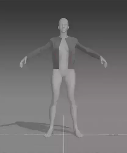 Clothes for Marvelous Designer Jacket Woman 3D model