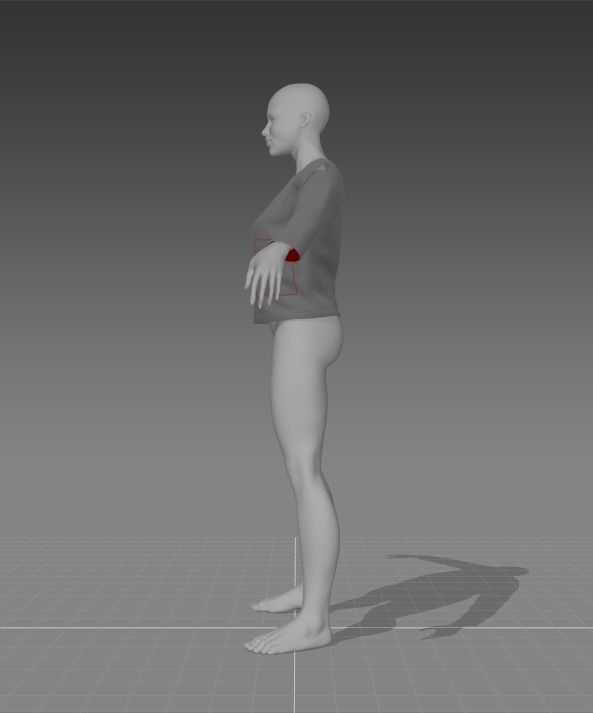 Clothes for Marvelous Designer Jacket Woman 3D model_3