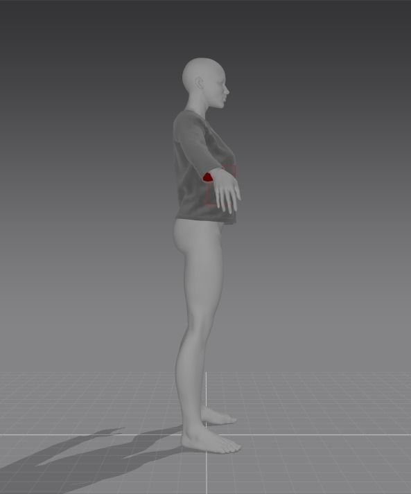 Clothes for Marvelous Designer Jacket Woman 3D model_2