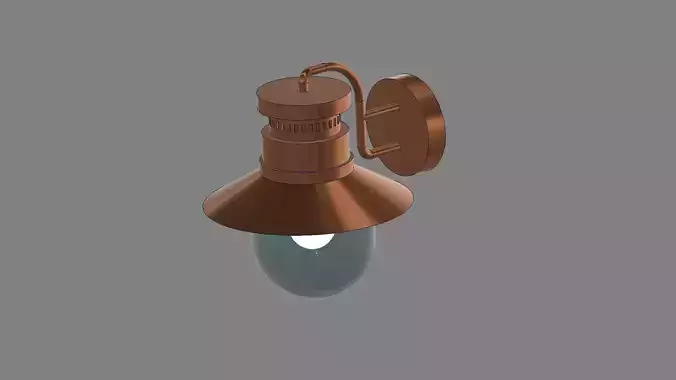 Lampenschirm copper light