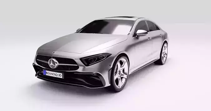 Mercedes Benz CLA 2021 Low-poly 3D model