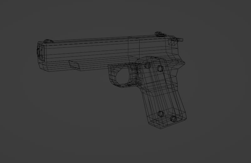 Printable Mini Toy Gun 3D print model_6