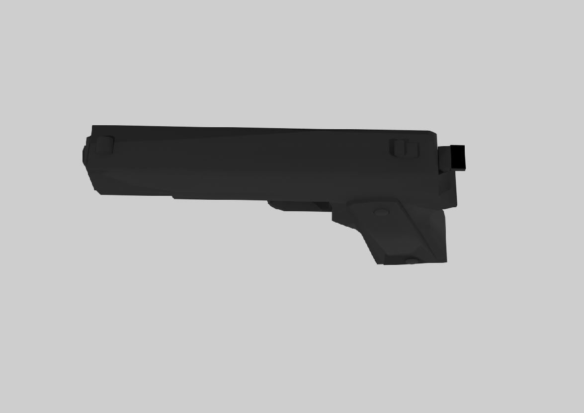 Printable Mini Toy Gun 3D print model_4