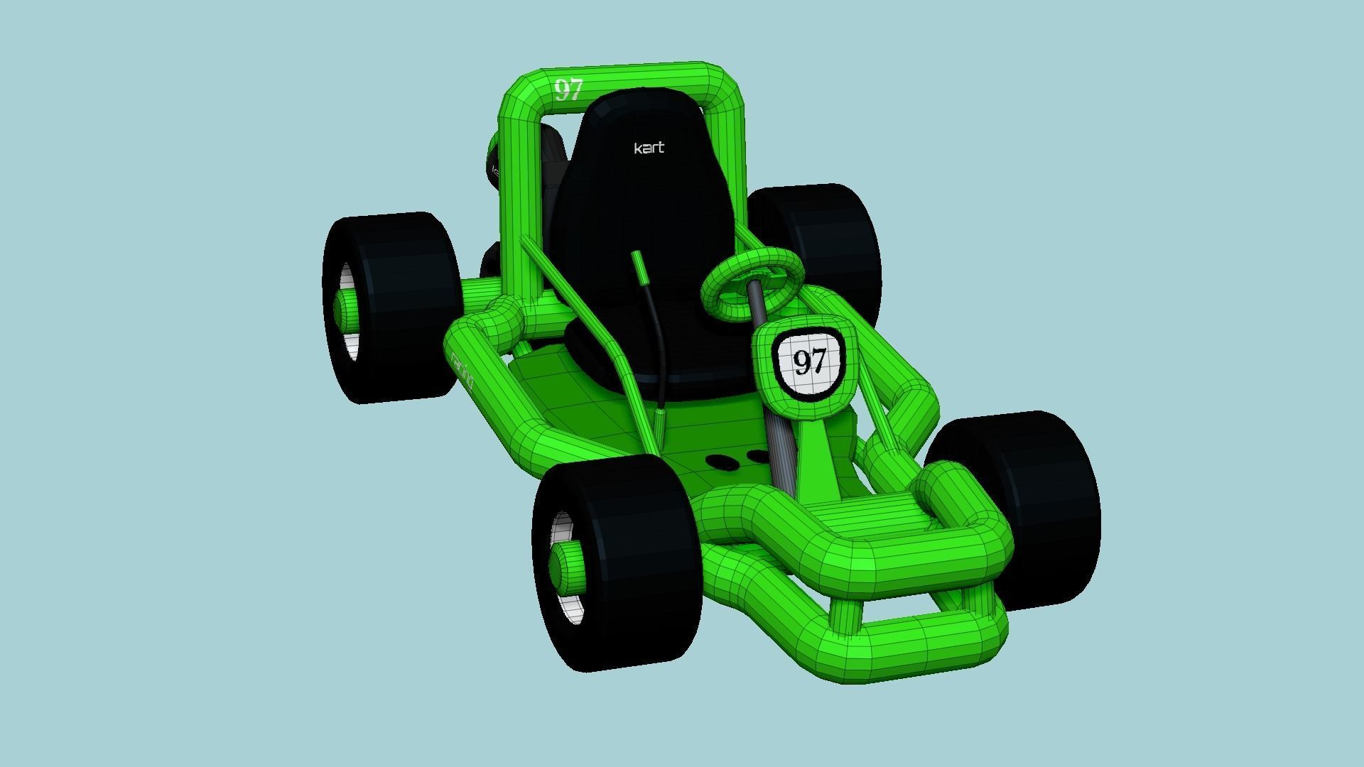 10 Cartoon Kart H Collection - Vehicle Racing Design _71