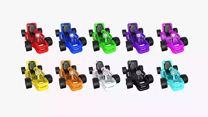 10 Cartoon Kart H Collection - Vehicle Racing Design 