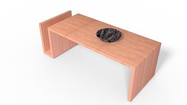Saloon Table  3D print model