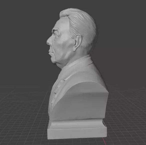 Leonid Brezhnev 3D print model_19