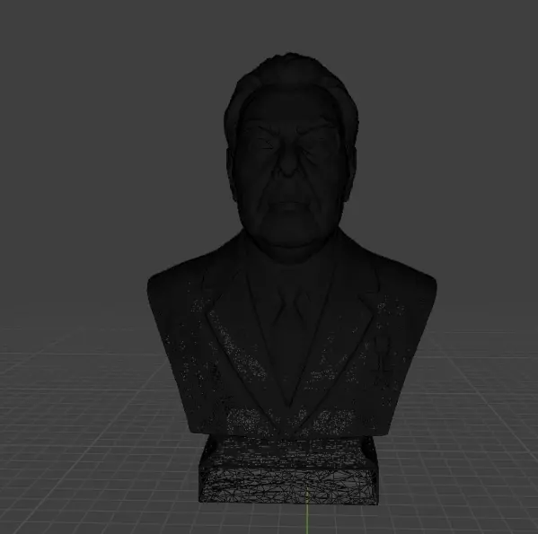 Leonid Brezhnev 3D print model_20