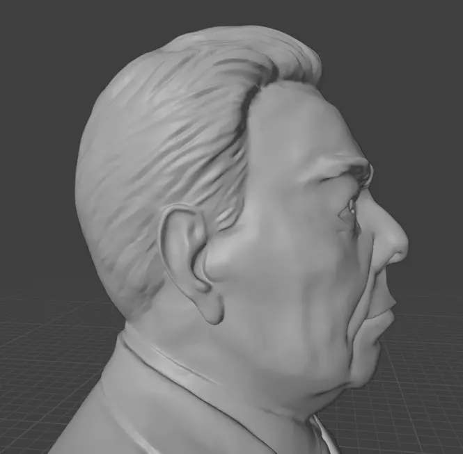 Leonid Brezhnev 3D print model_18