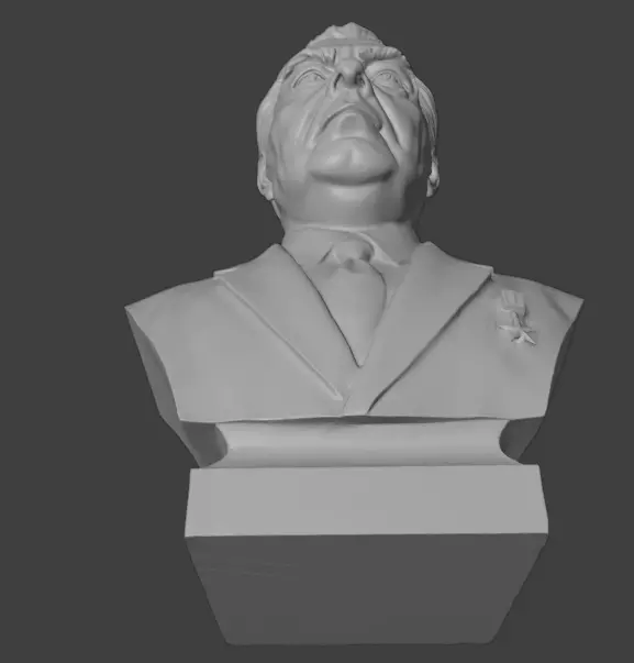 Leonid Brezhnev 3D print model_15