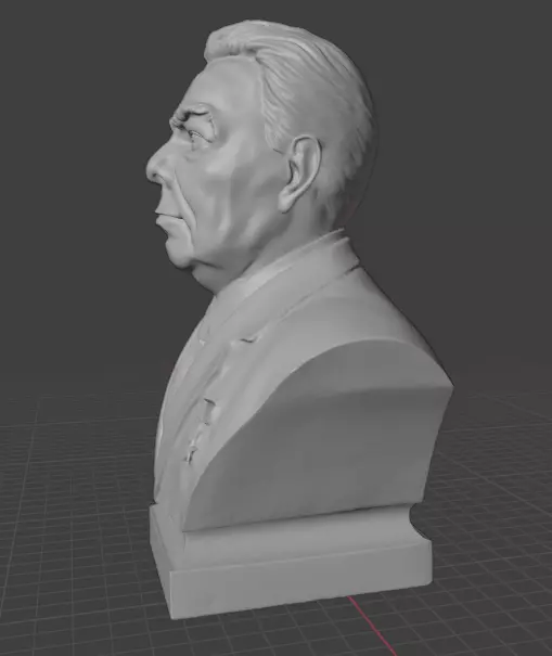 Leonid Brezhnev 3D print model_11