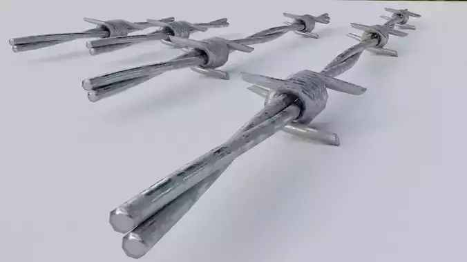 Barbed Wire 3D model