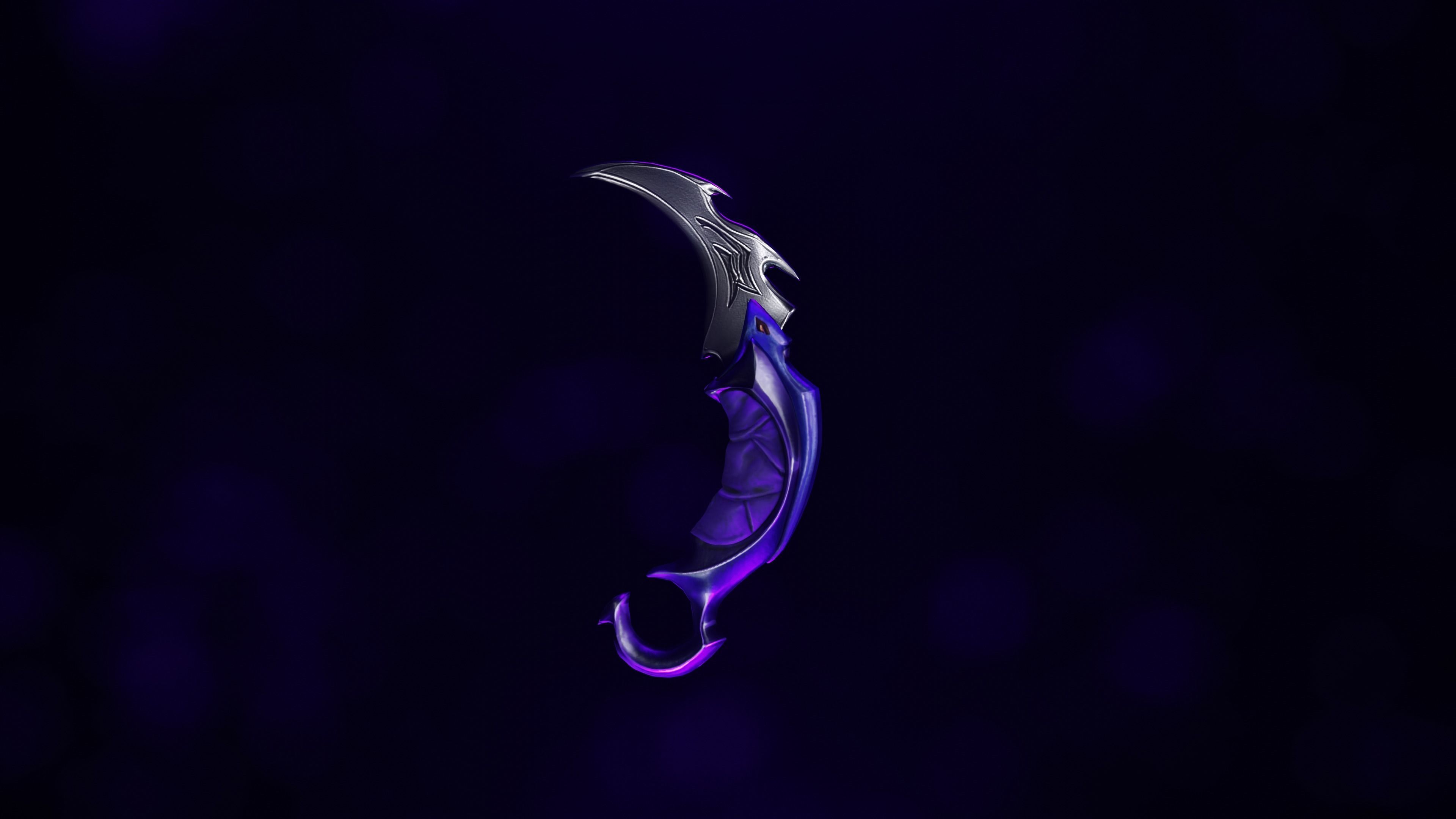 A set of three popular weapons Free low-poly 3D model_1