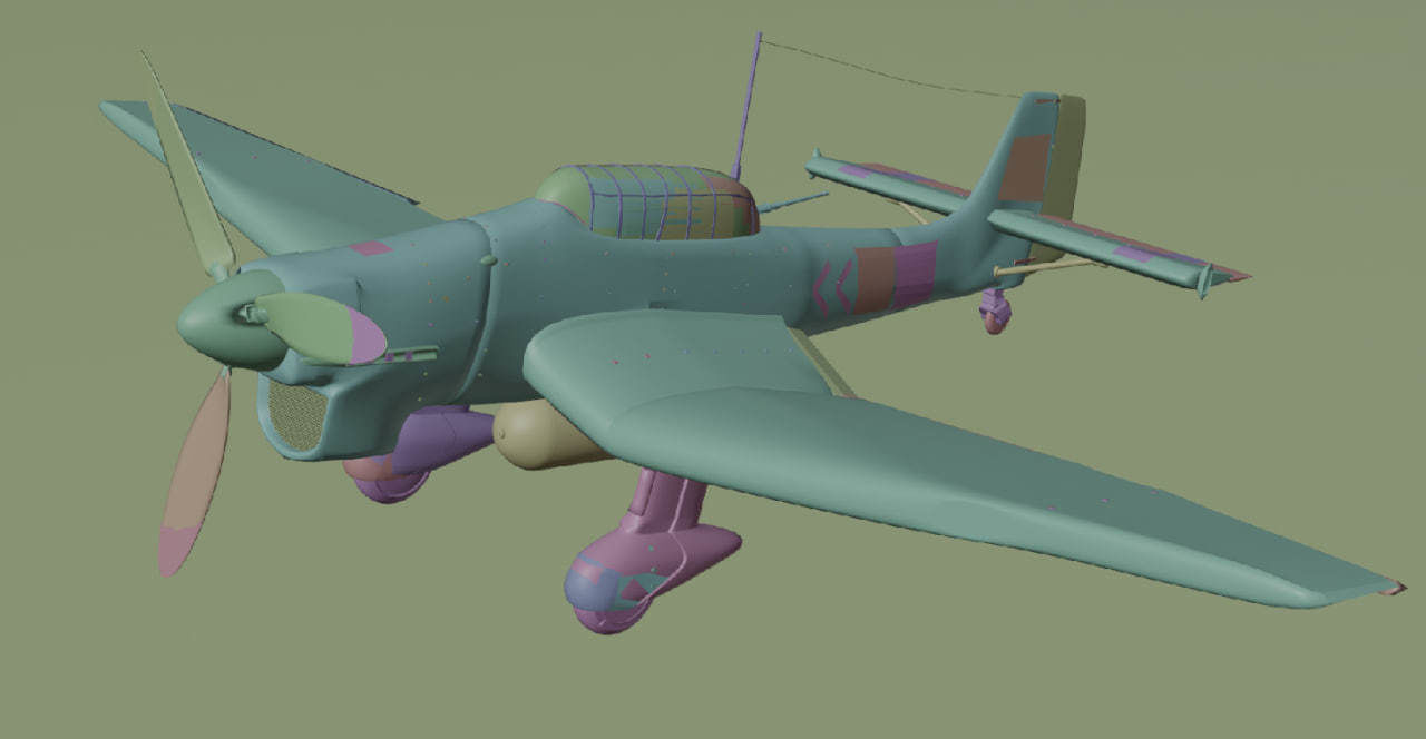 Junkers Ju 87 3D model_2