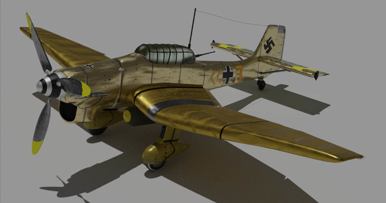 Junkers Ju 87 3D model_1