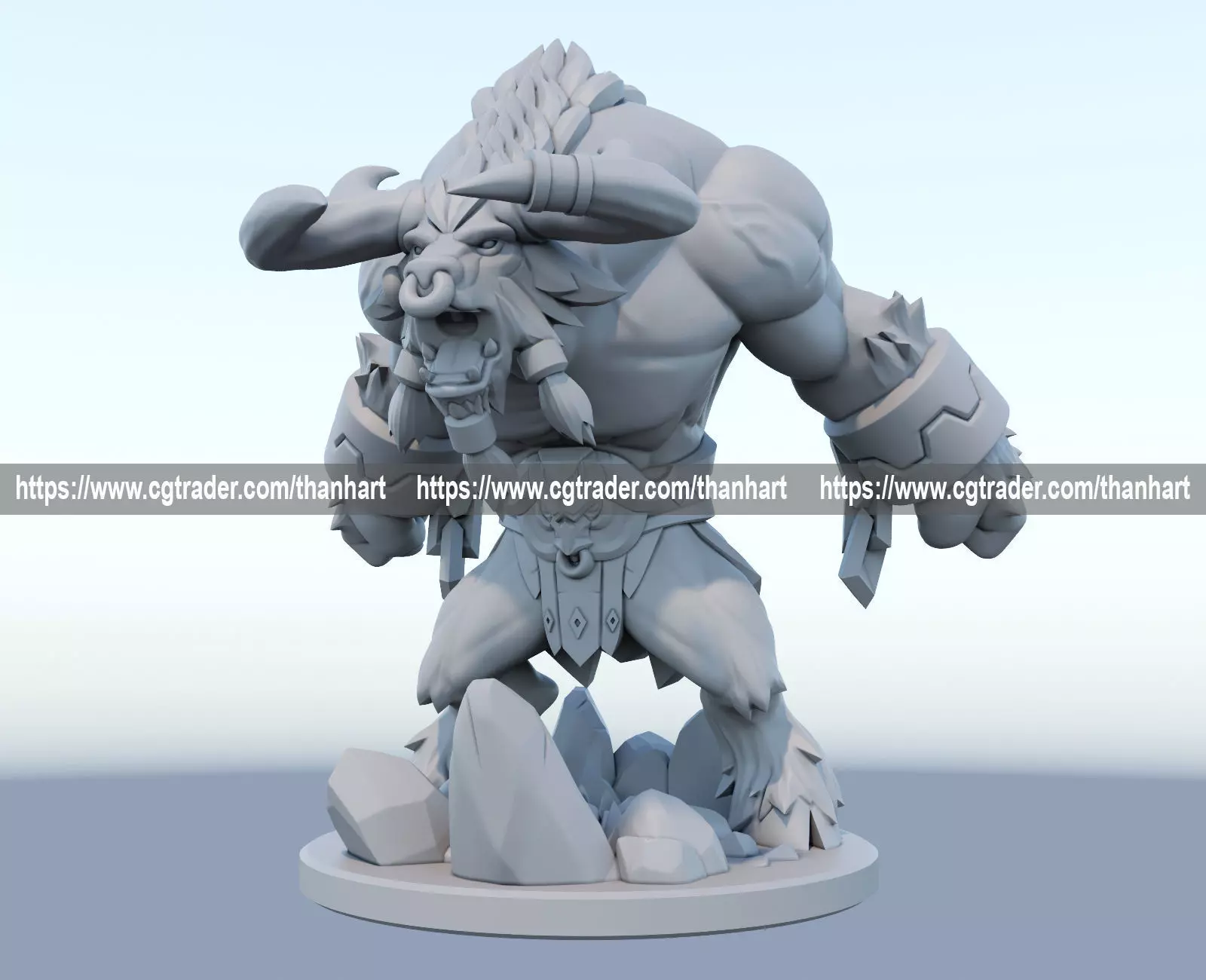 alistar 3D print model League of Legends 3D print model