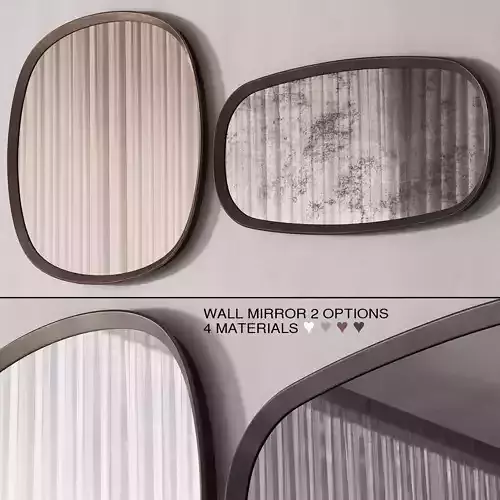 216 bnb italia madison mirror dirt and bronze by Monica Armani 3D model