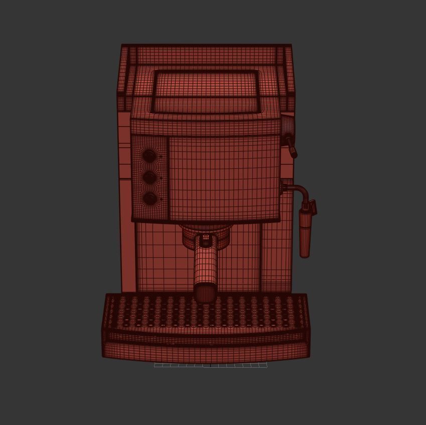 Coffee machine 3D model_8