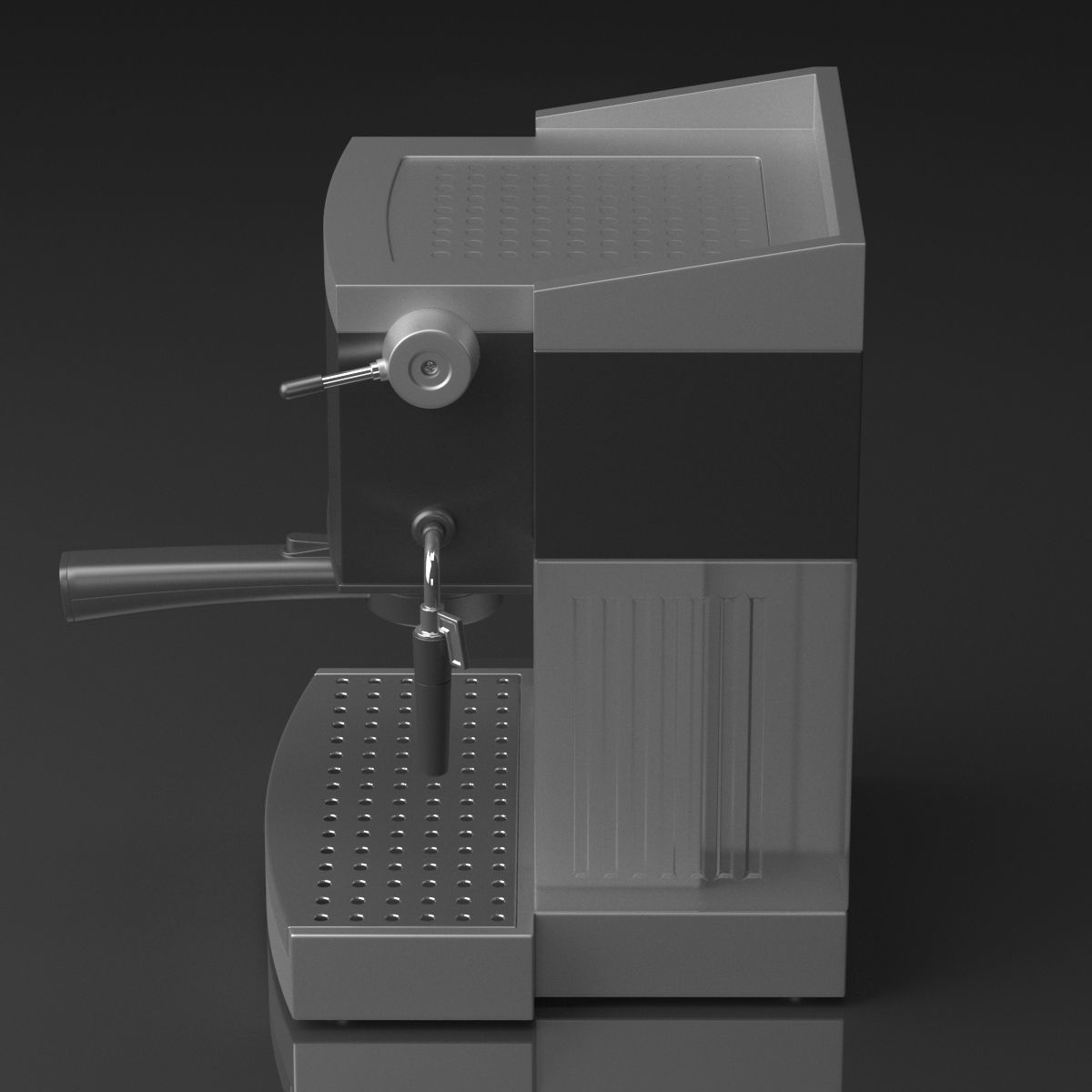 Coffee machine 3D model_2