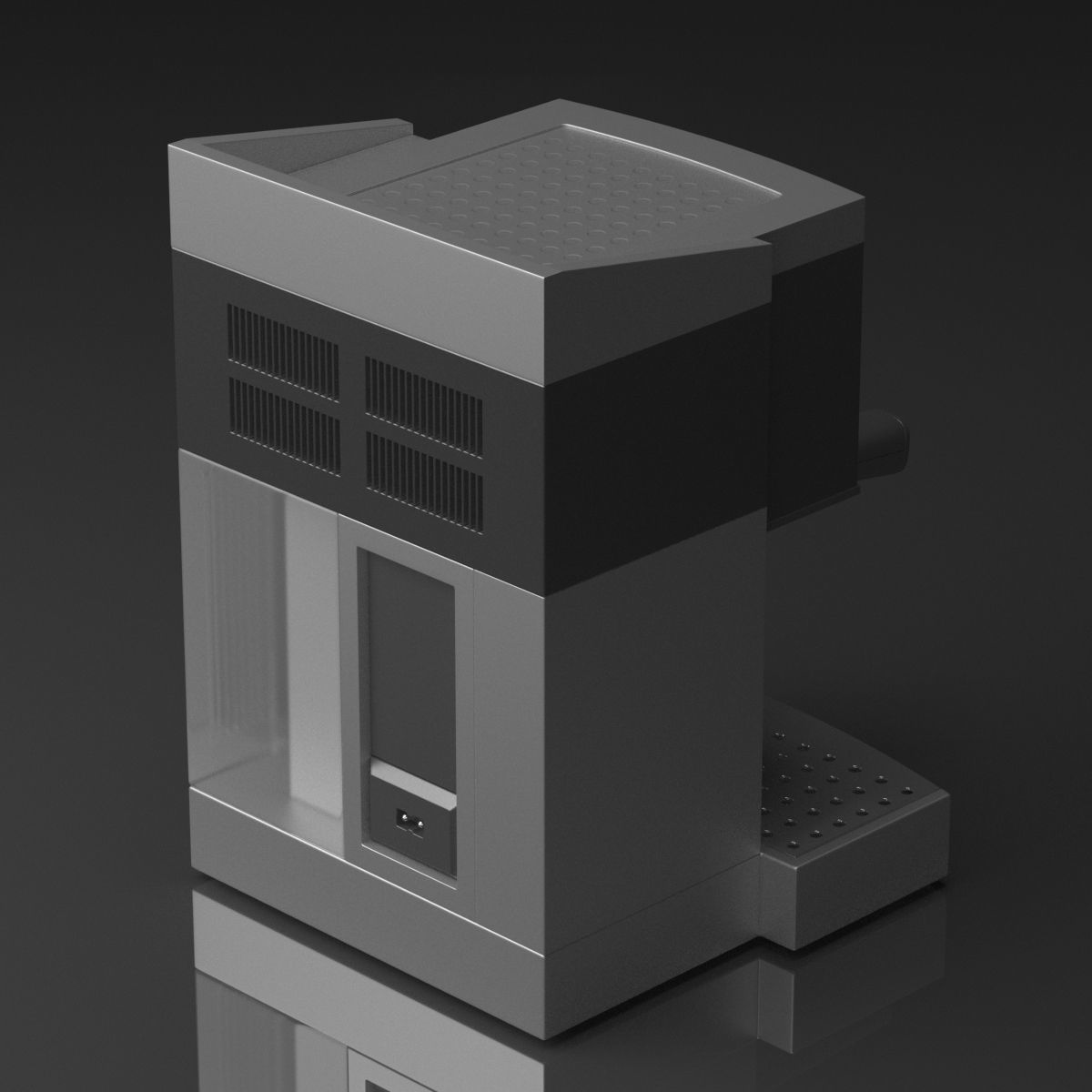 Coffee machine 3D model_5