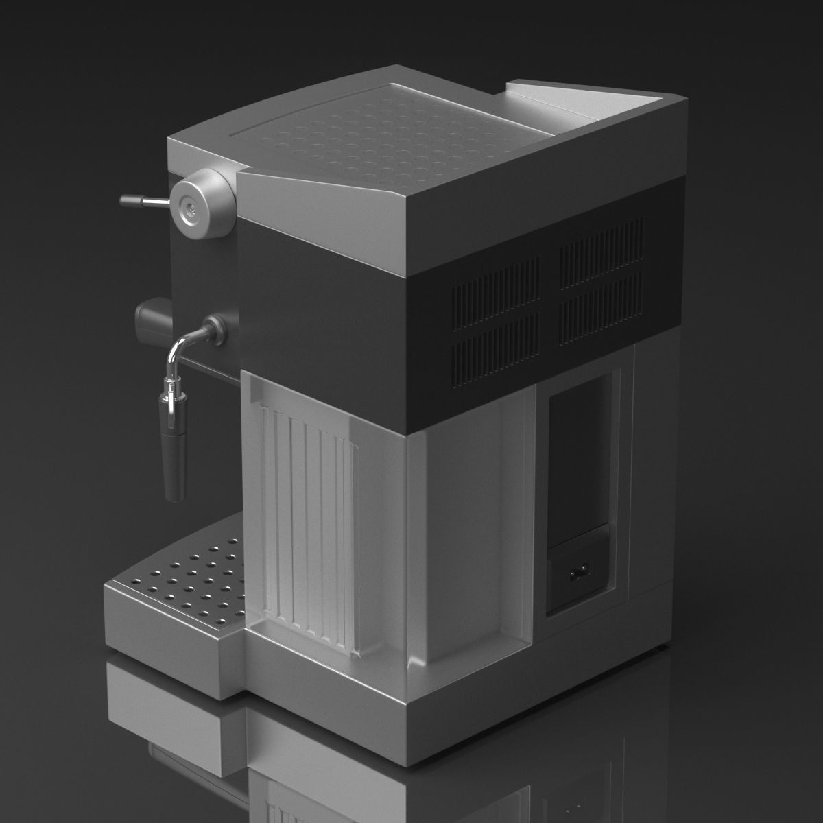 Coffee machine 3D model_3