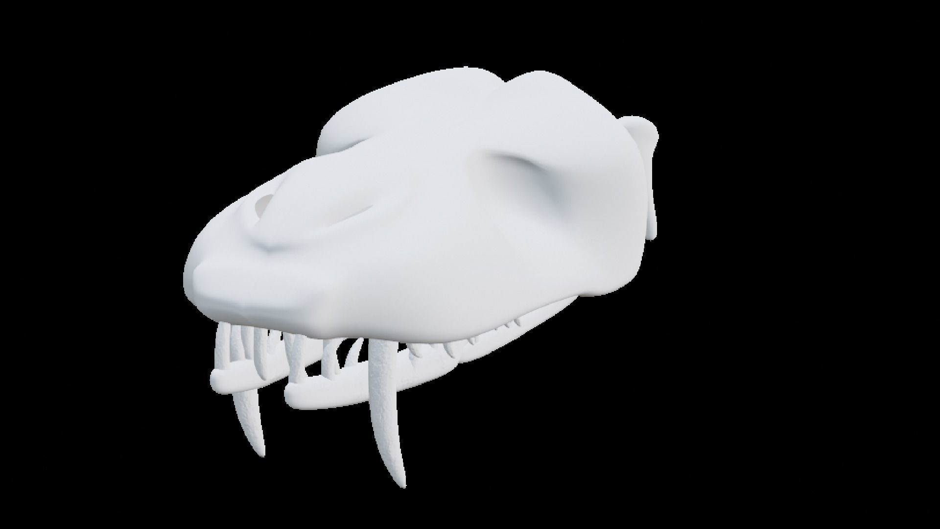 SNEAK SKULL Low-poly 3D model_12