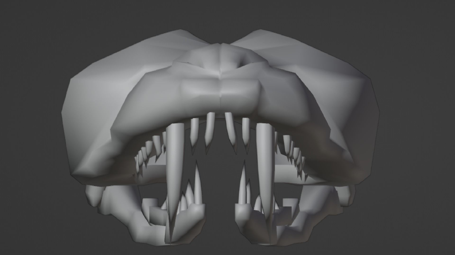 SNEAK SKULL Low-poly 3D model_16