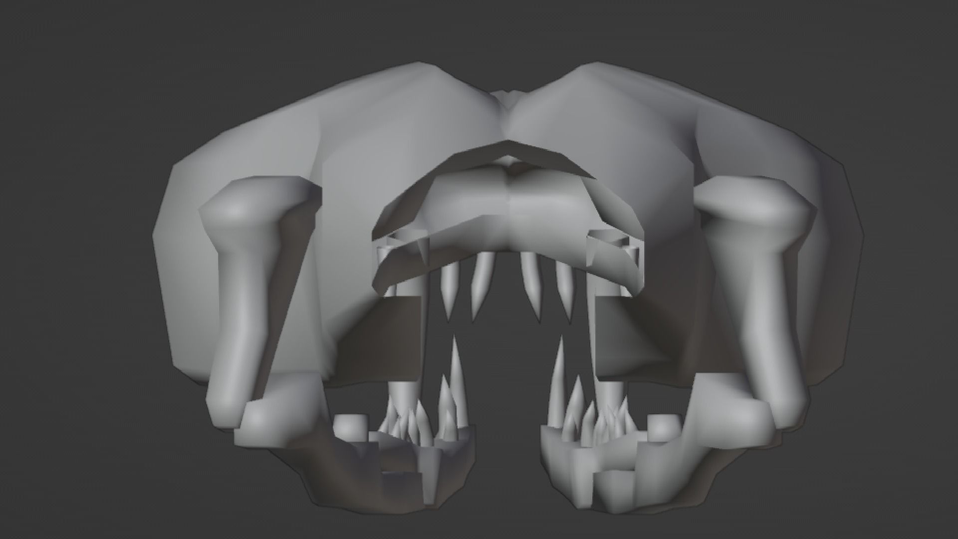 SNEAK SKULL Low-poly 3D model_17