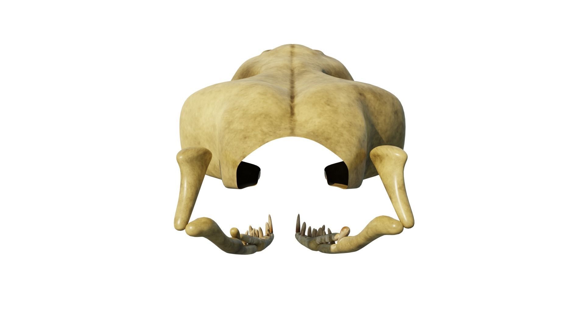 SNEAK SKULL Low-poly 3D model_30