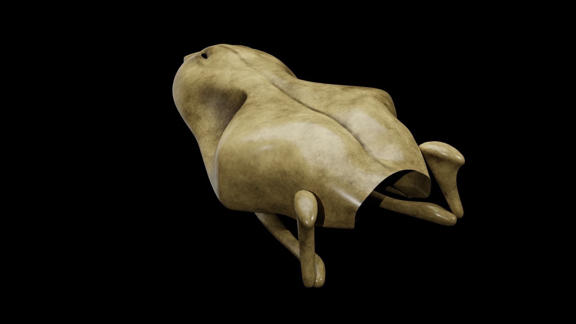 SNEAK SKULL Low-poly 3D model_4