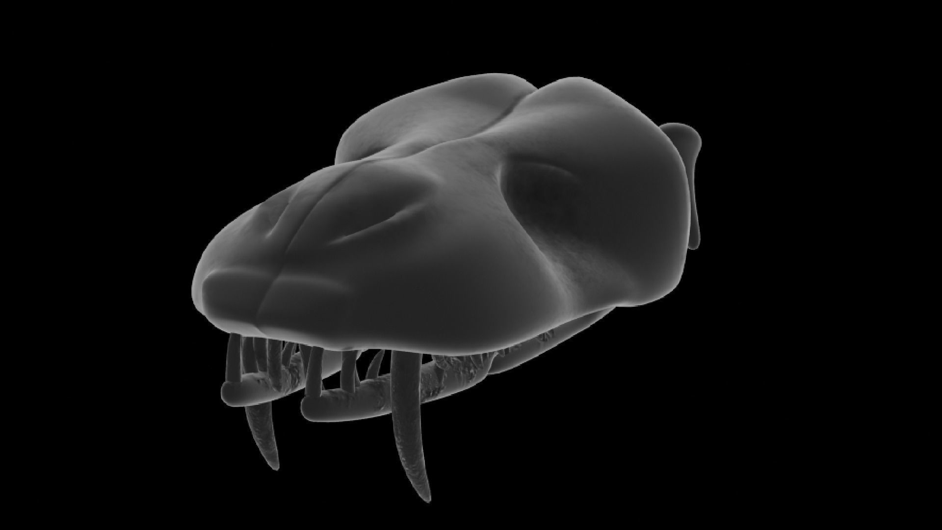 SNEAK SKULL Low-poly 3D model_14