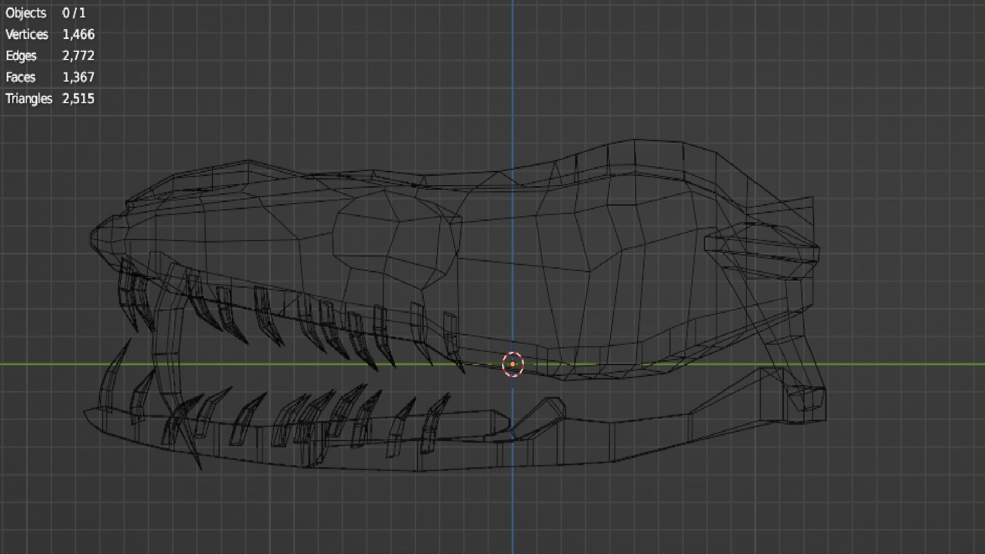 SNEAK SKULL Low-poly 3D model_26