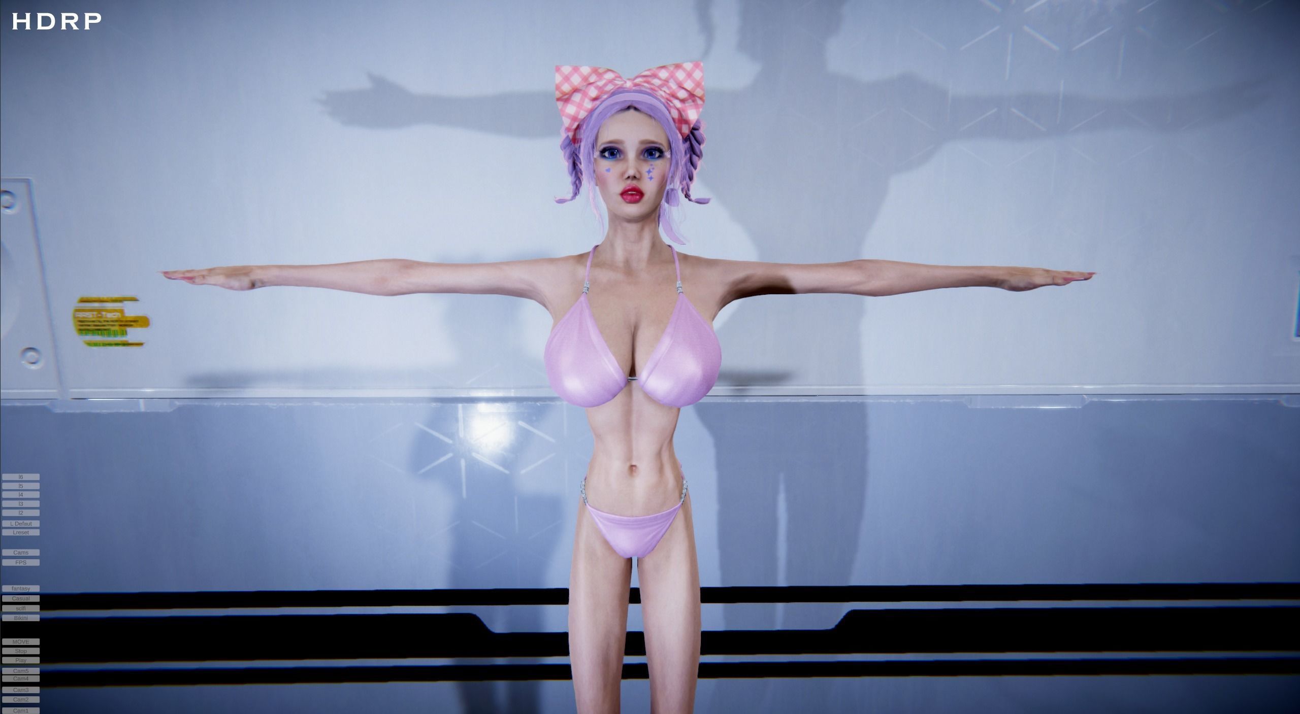 Serah Scelenia Bundle Low-poly 3D model_3