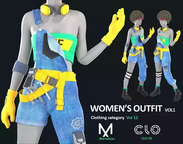 Marolus Designer Women s Workwear Set  3D Casual Attire