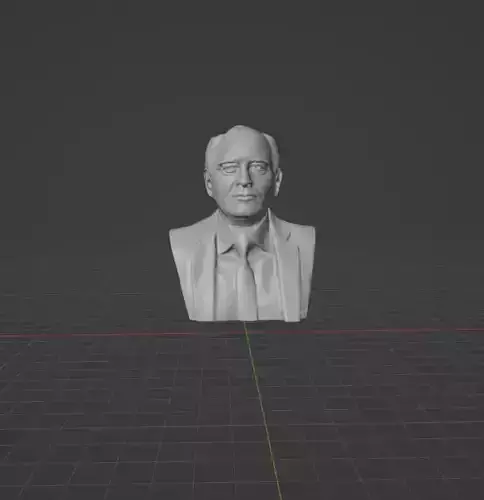 Mikhail Gorbachev 3D print model