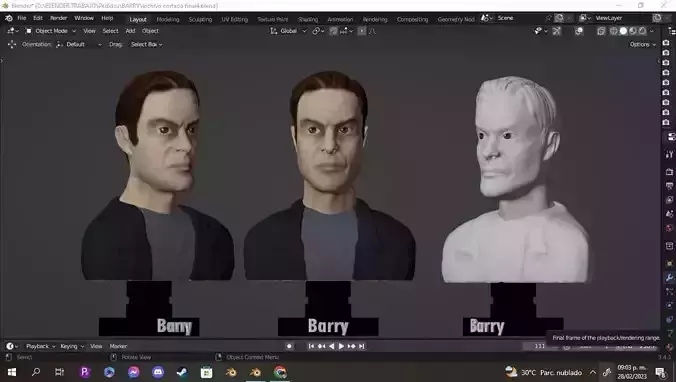 Barry Berman 3D print model