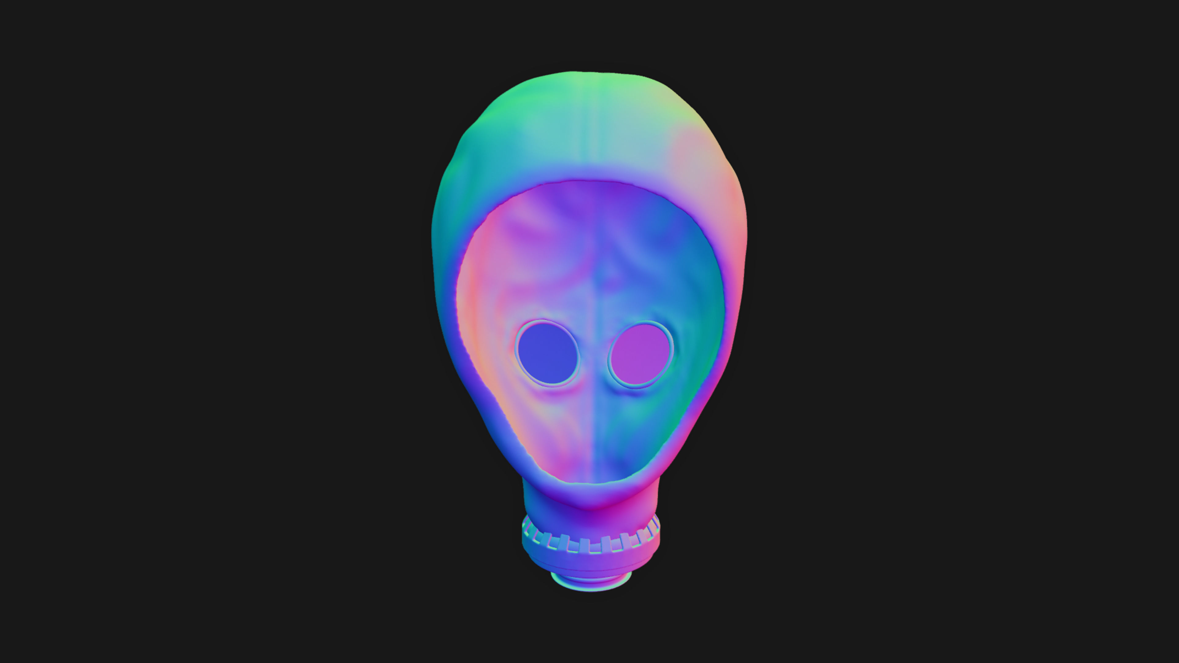 GP-5 Gas Soviet Mask 3D model_7