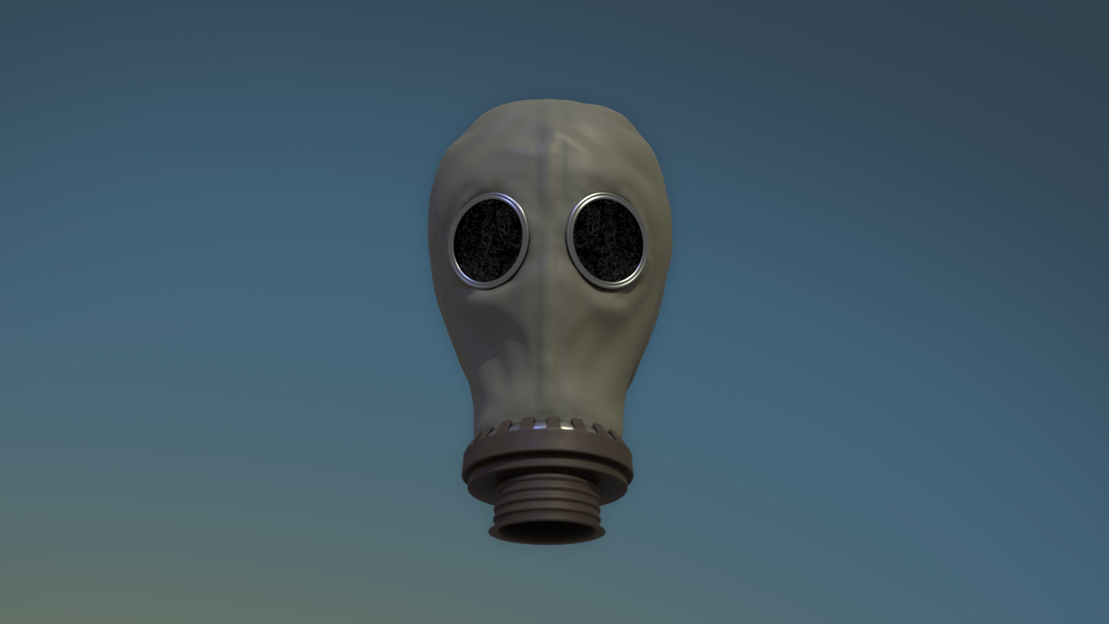 GP-5 Gas Soviet Mask 3D model_2