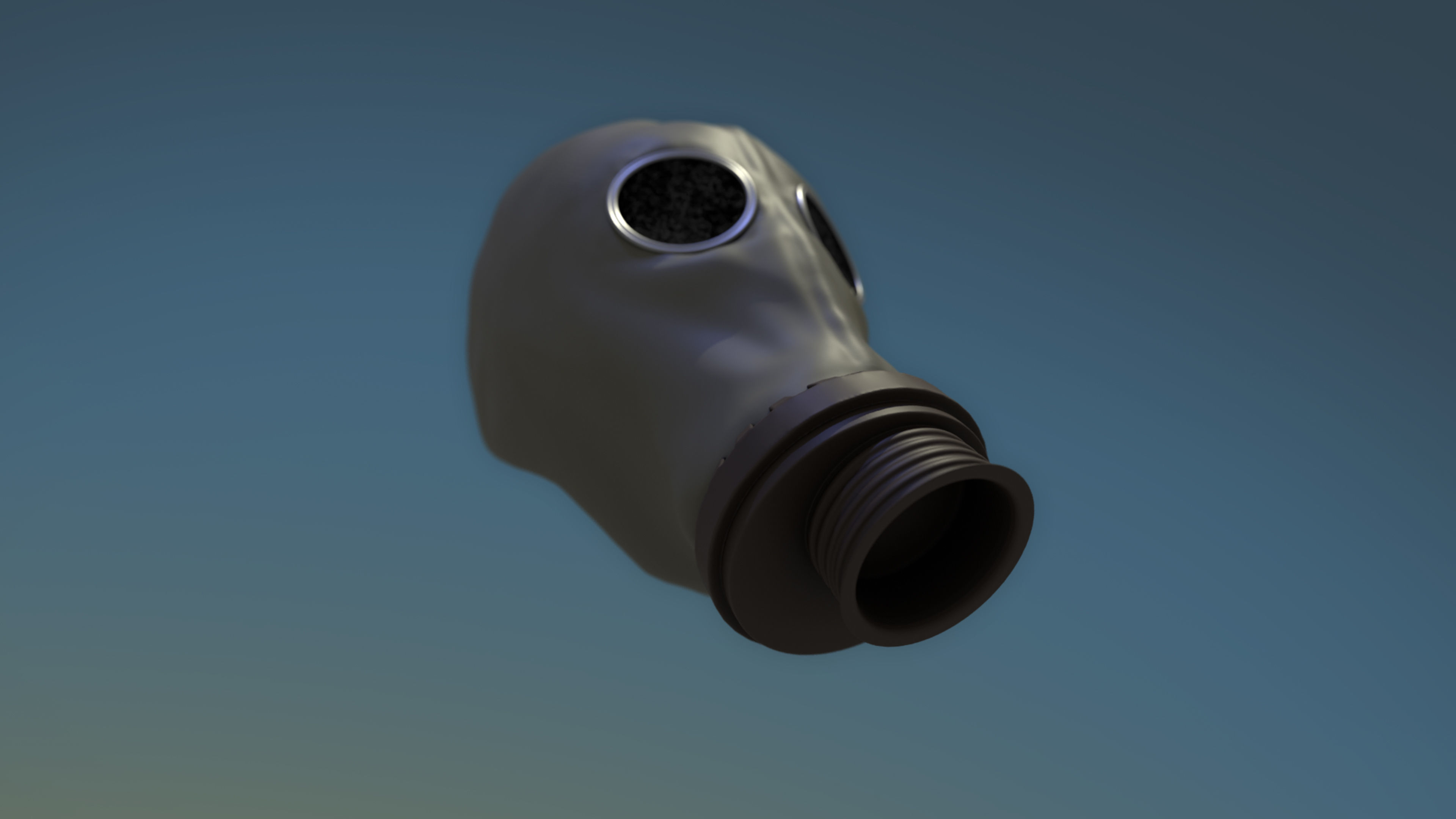 GP-5 Gas Soviet Mask 3D model_1