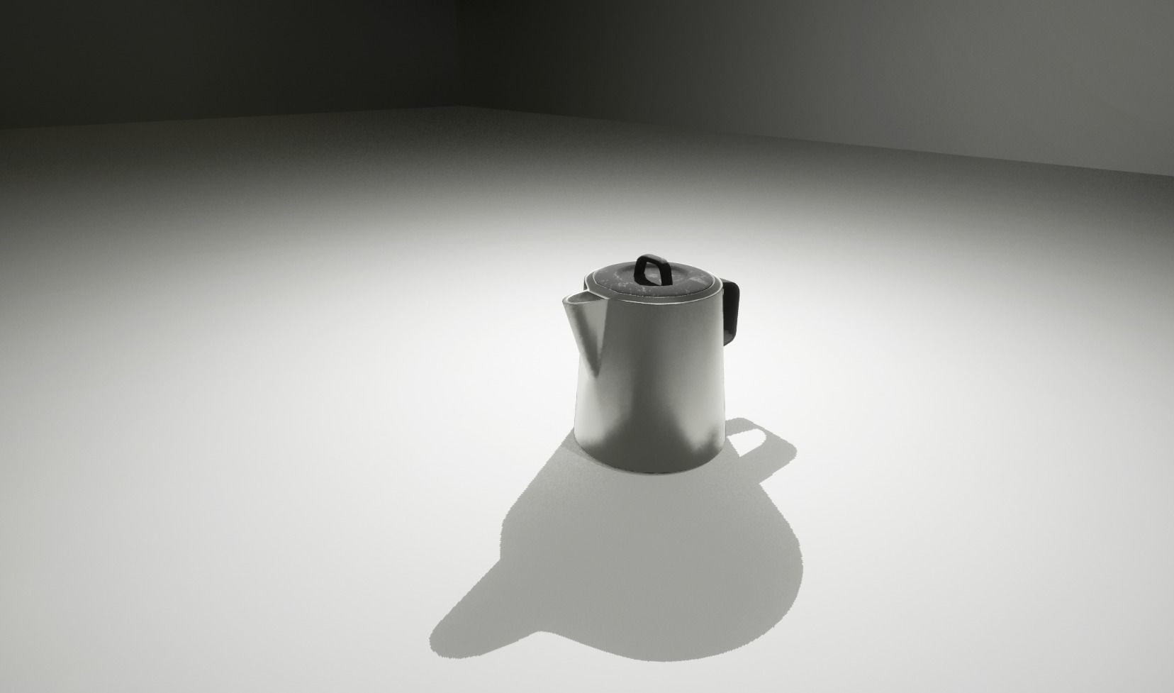 Cordless Steel large Kettle 3D model 3D model_2