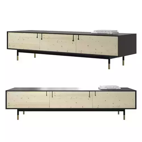 Lake Low Credenza by BDDW 3D model