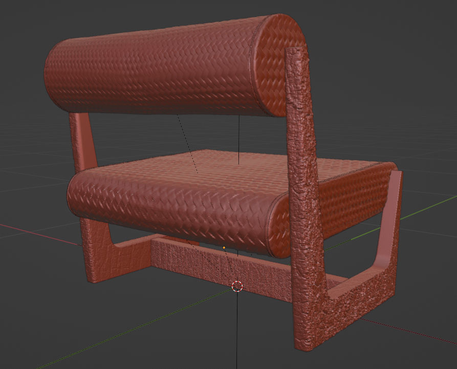 chair for 3d printing 3D print model_2