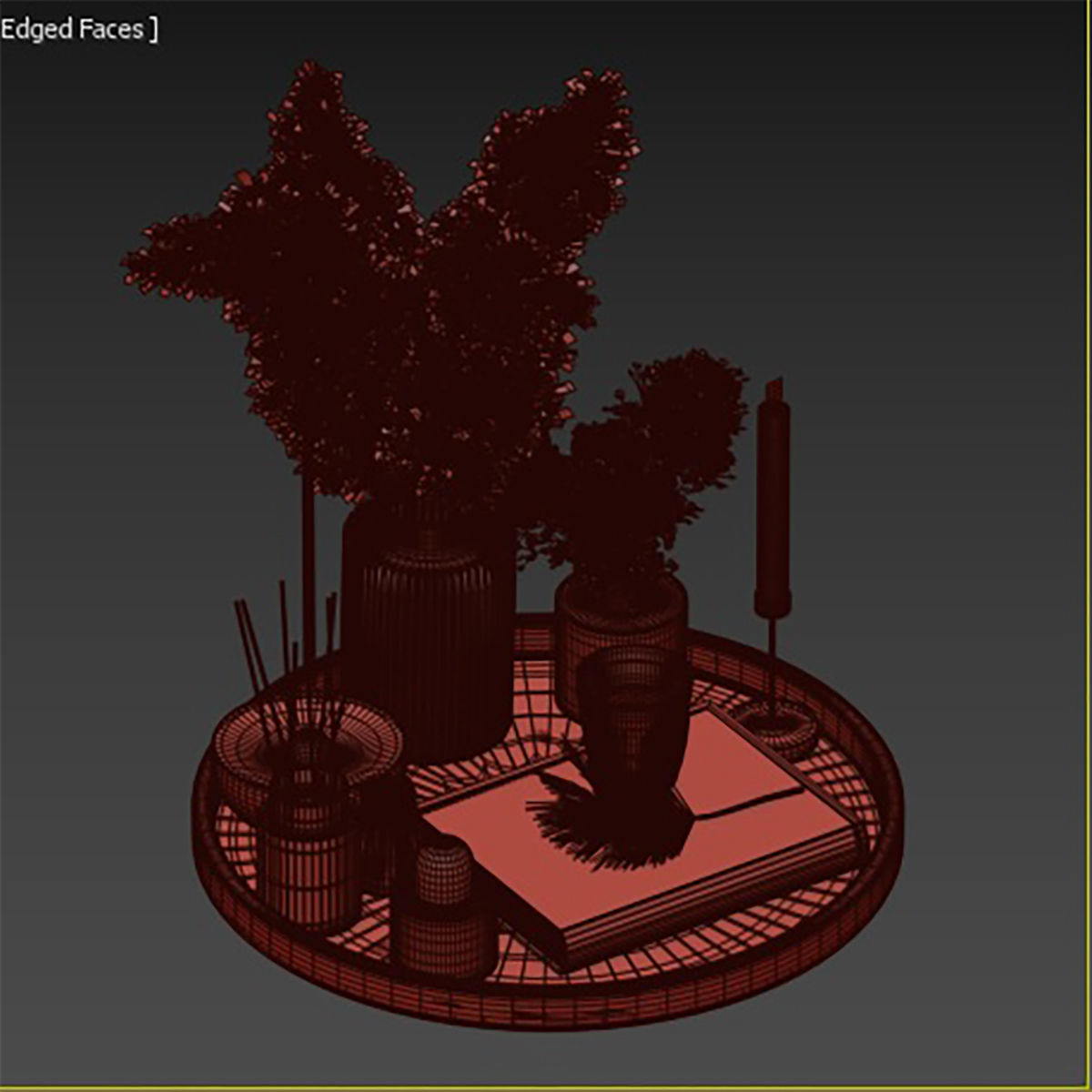 Decorative set 09 3D model_3