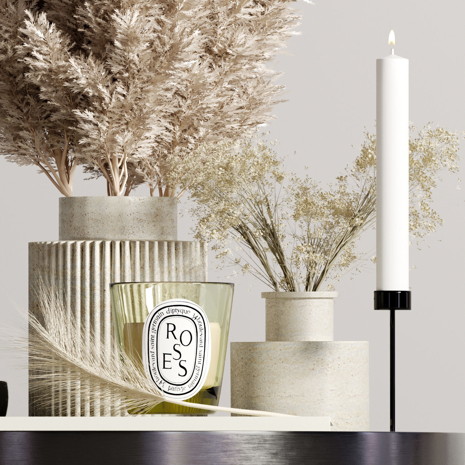 Decorative set 09 3D model_2