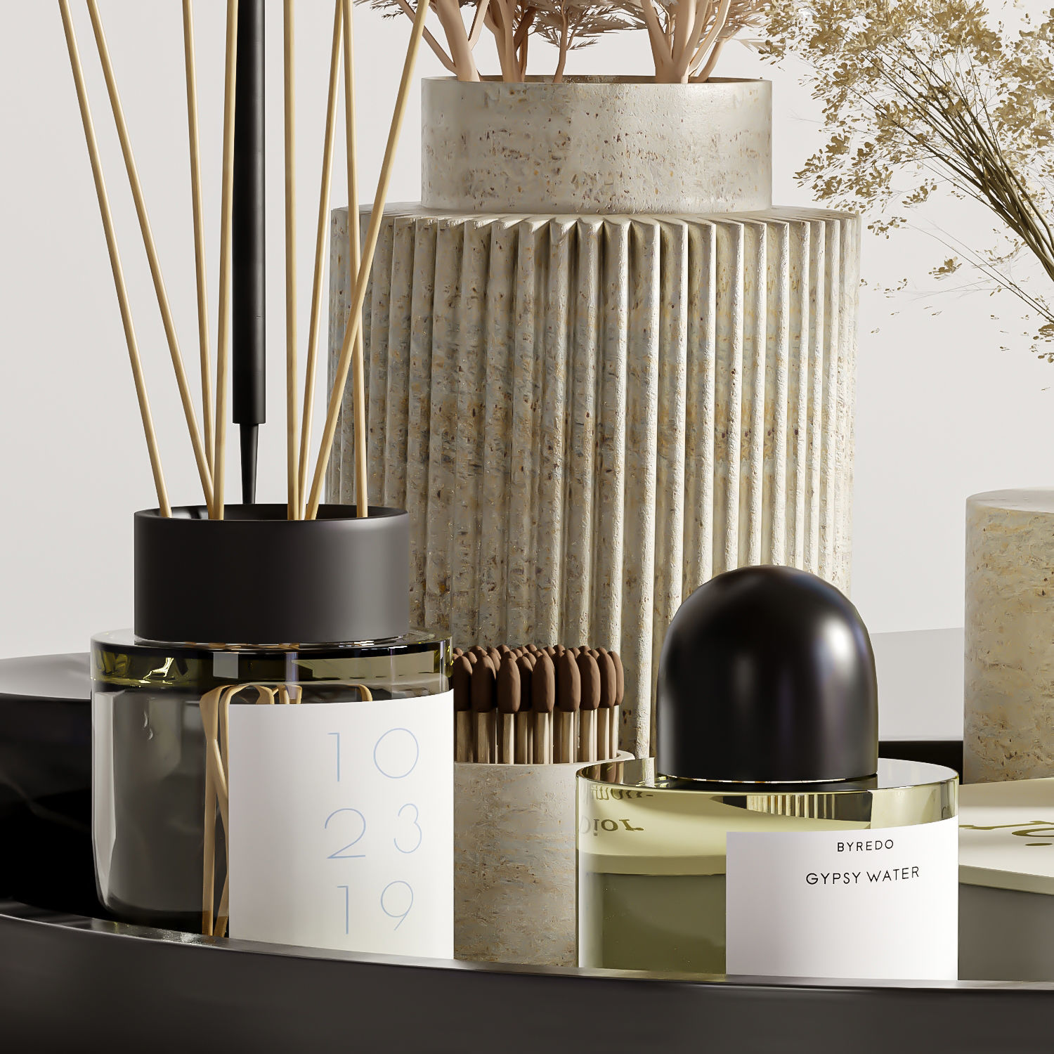 Decorative set 09 3D model_1