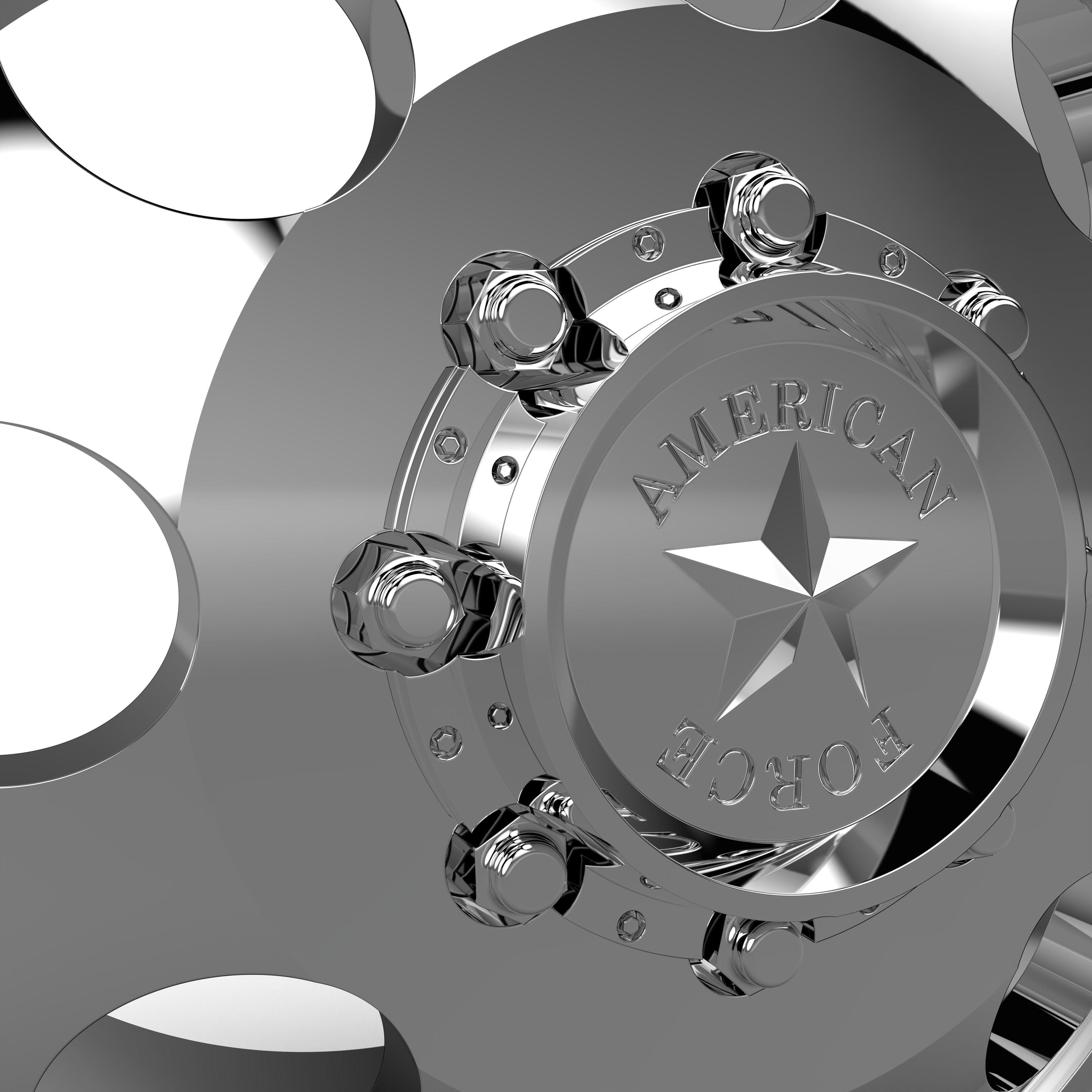 AMERICAN FORCE DB01 RADIAL DBO WHEEL 3D print model_4