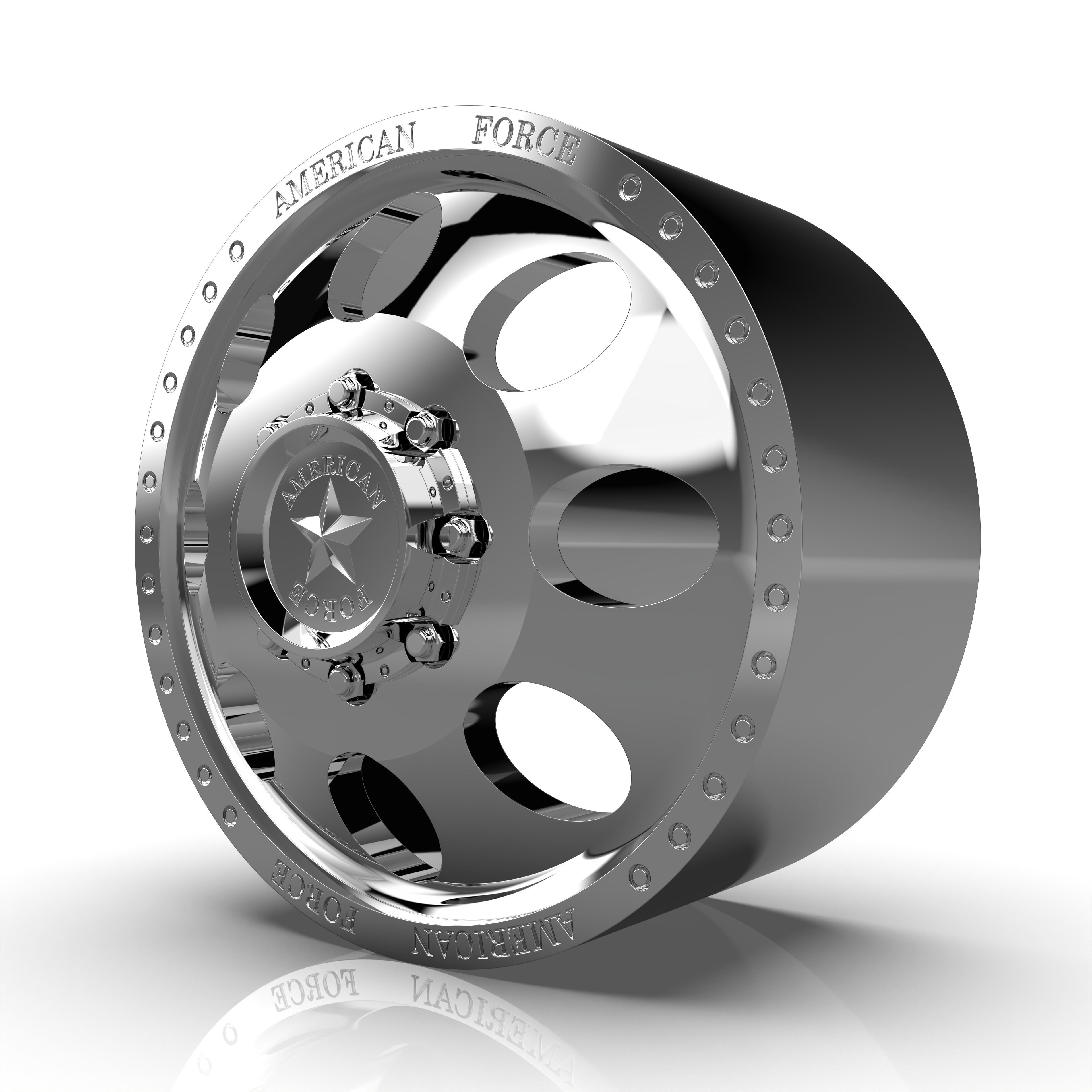 AMERICAN FORCE DB01 RADIAL DBO WHEEL 3D print model_2