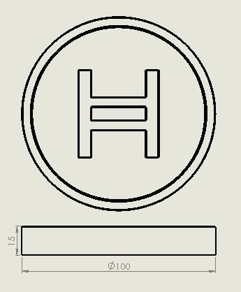 HBAR 3D Part STL and IGES 3D print model 3D print model_10