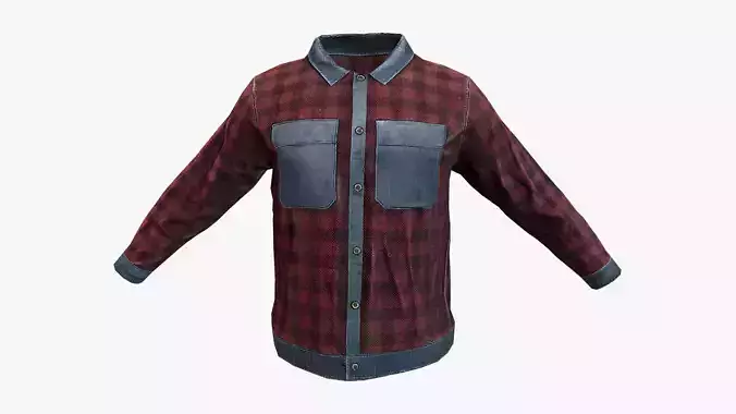Red check shirt 